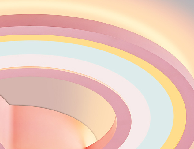 Thumbnail: LED Colourful Rainbow cloud Cozy Ceiling Light