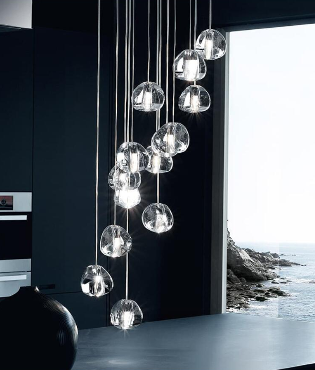 Thumbnail: LED Modern Luxury Glass Pendant Light