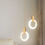 Thumbnail: LED Ring Metal Pendant Light