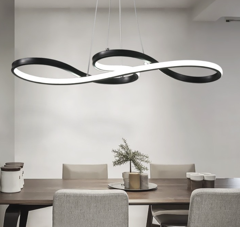 Thumbnail: LED Modern Curvy Decorative Pendant Light