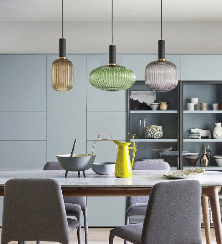 Thumbnail: LED Modern North European Glass Pendant Light