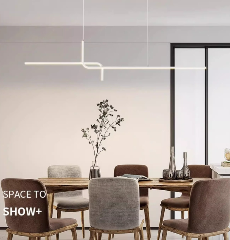 Thumbnail: LED Minimalism Black White Pendant Light