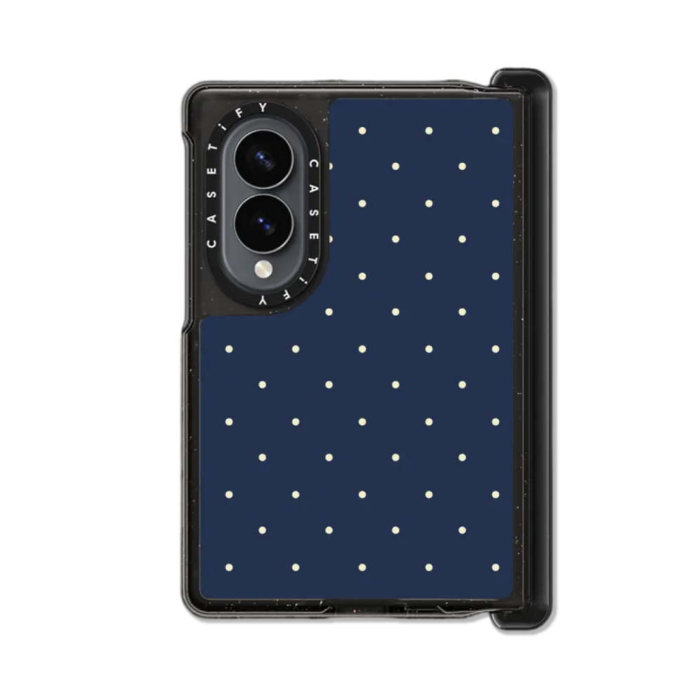 CASETiFY Impact Magnetic Case - Navy Dots