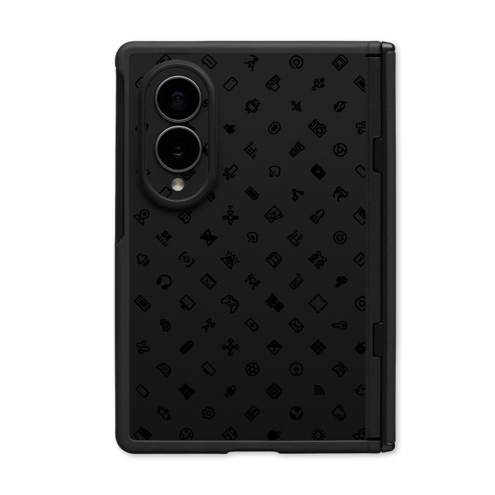 dbrand Grip Case - Triple Black Icons