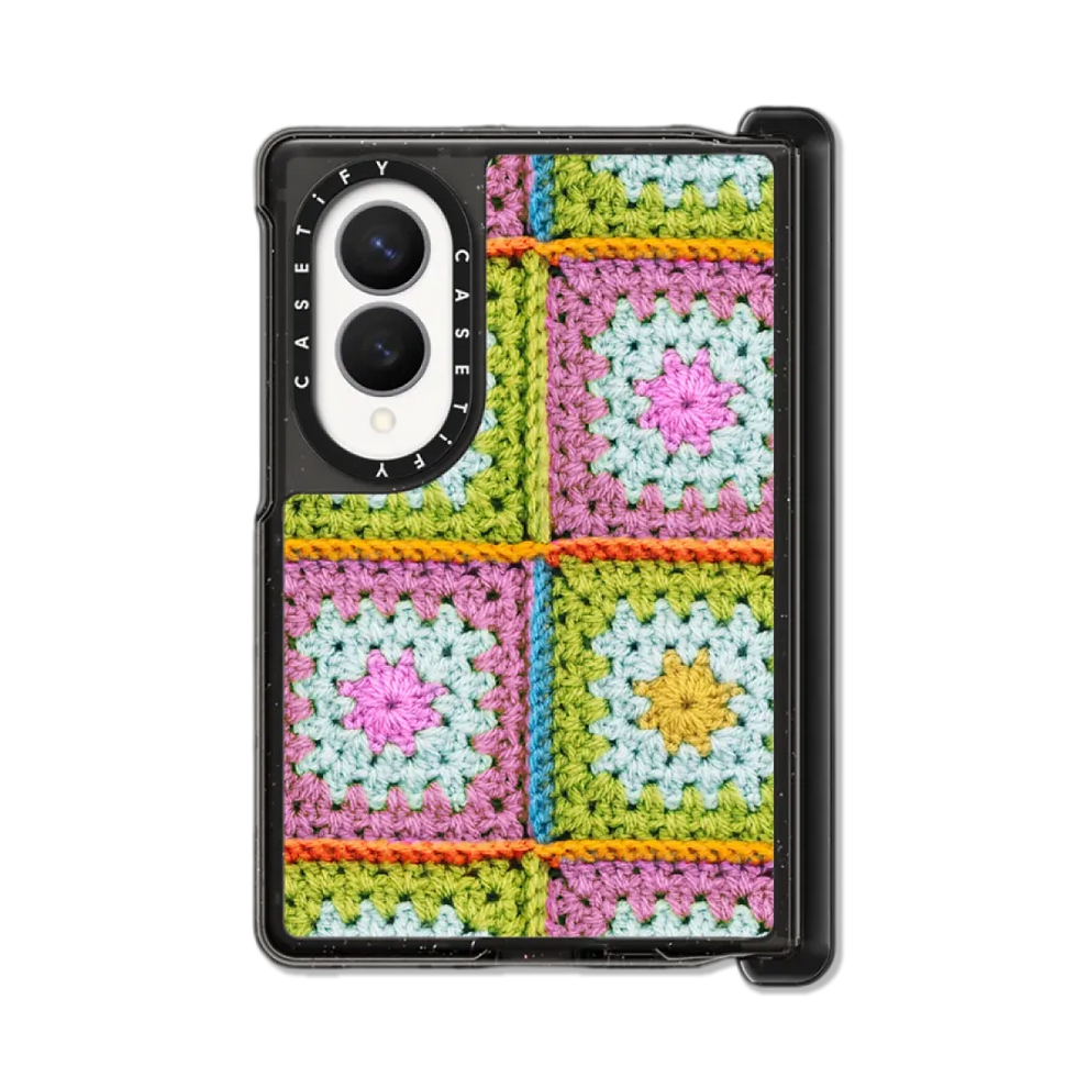 CASETiFY Impact Magnetic Case - Crochet Granny Squares