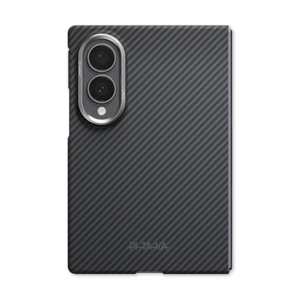 PITAKA Edge Case for Galaxy Z Fold 8 - 600D Black/Grey (Twill)