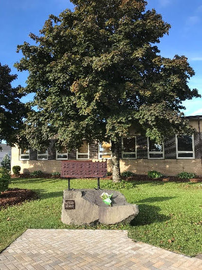Compassion Monument in front of Gander Town Hall