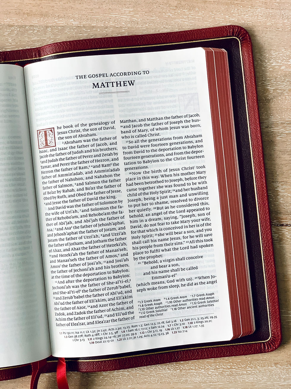 An open Bible displaying passages from the New Testament, highlighting eschatological teachings on the end times.