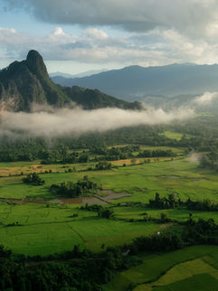 Hike to Nam Xay Viewpoint Vang Vieng Laos
