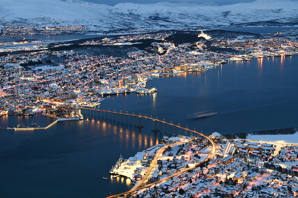 Deslocamento para Tromsø