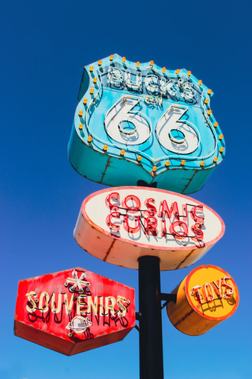 Route 66 Neon Signs  //  Photo: Unsplash*