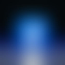 Blue Facebook logo on a reflective surface, glowing against a dark gradient background. The scene is minimalistic and modern.
