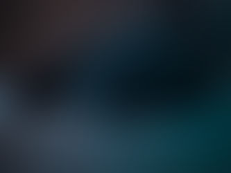 Cão preto deitado no chão de madeira, com expressão tranquila. Ambiente em tons azulados, sugerindo calma e serenidade.