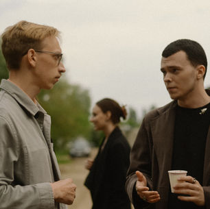 Men talking