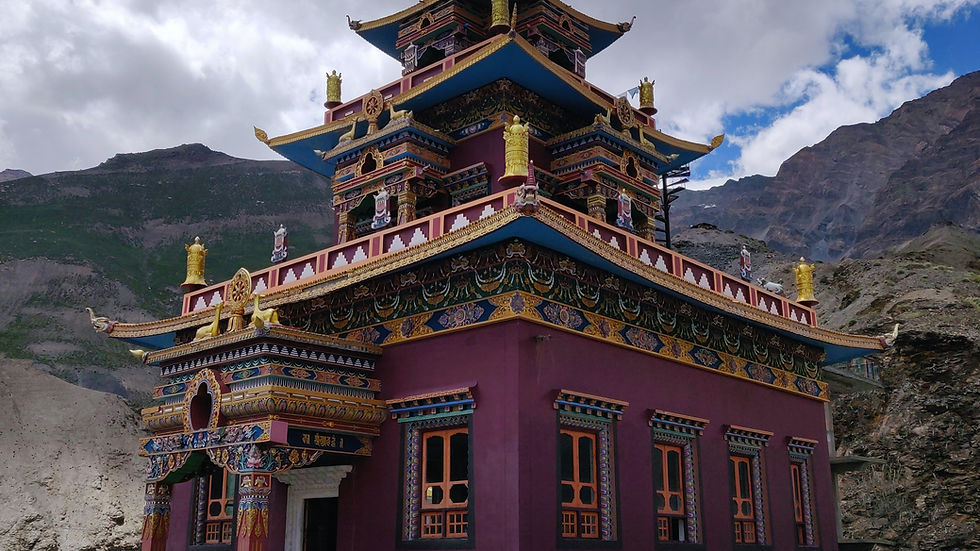 Gue Monastery in Spiti Valley