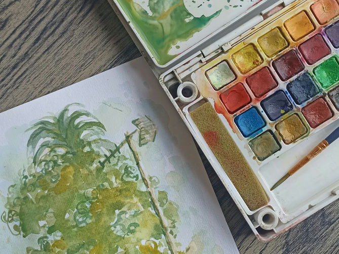 Atelier Scarabée: Découverte et Apprentissage de l’Aquarelle