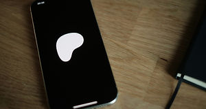 Cell phone with the Patreon app open