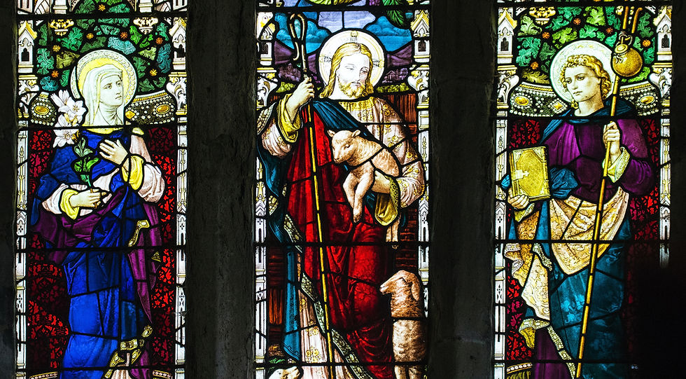 Church stained glass window