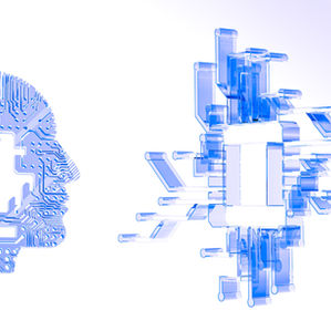 A digital representation of the human mind interconnected with AI