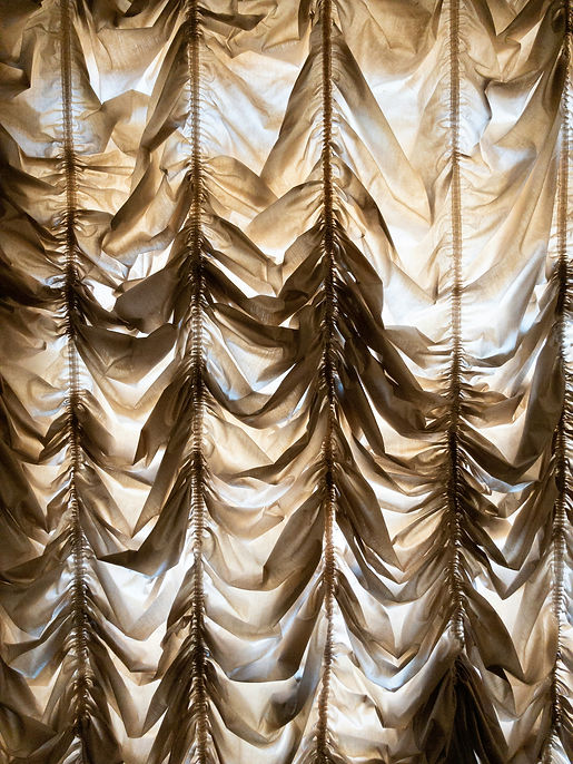 Pleated kitchen blinds