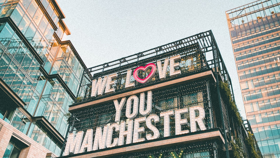 We Love You Manchester Sign