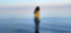 Woman standing in water