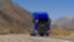 Blue Scania Truck