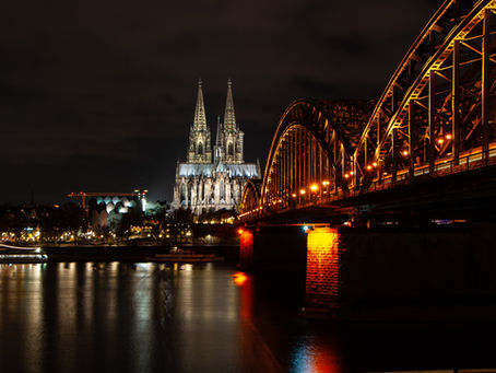 cologne, Germany on the rhine river