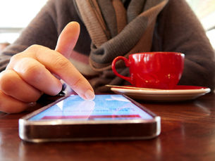 social media scrolling