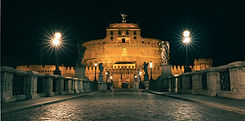 Castel S Angelo - vista notturna