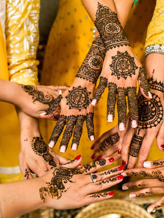 Het gebruik van Henna in India
