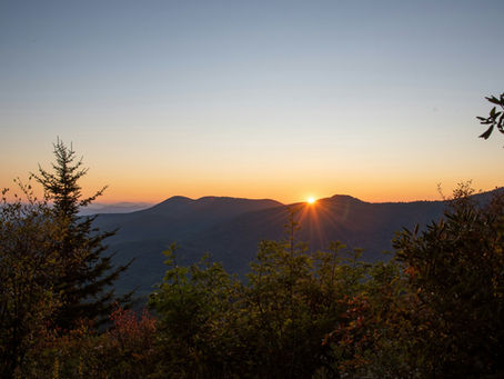 Blue Ridge Mountains Near Hendersonville NC