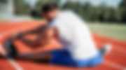 Man stretching