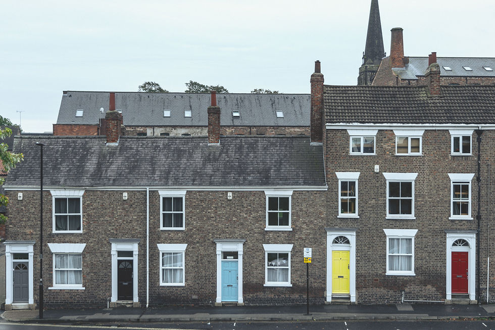 A row of terraced houses