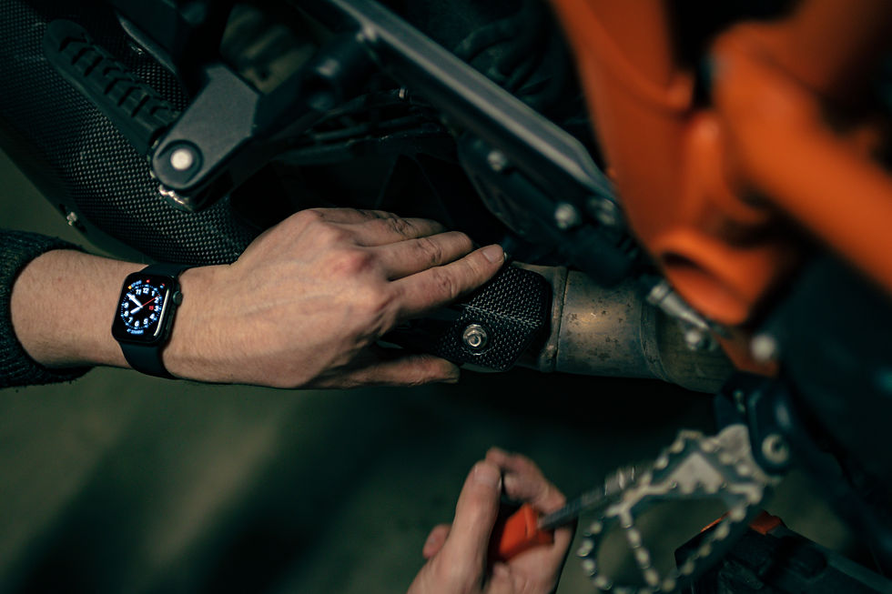 Mechanic Working on engine