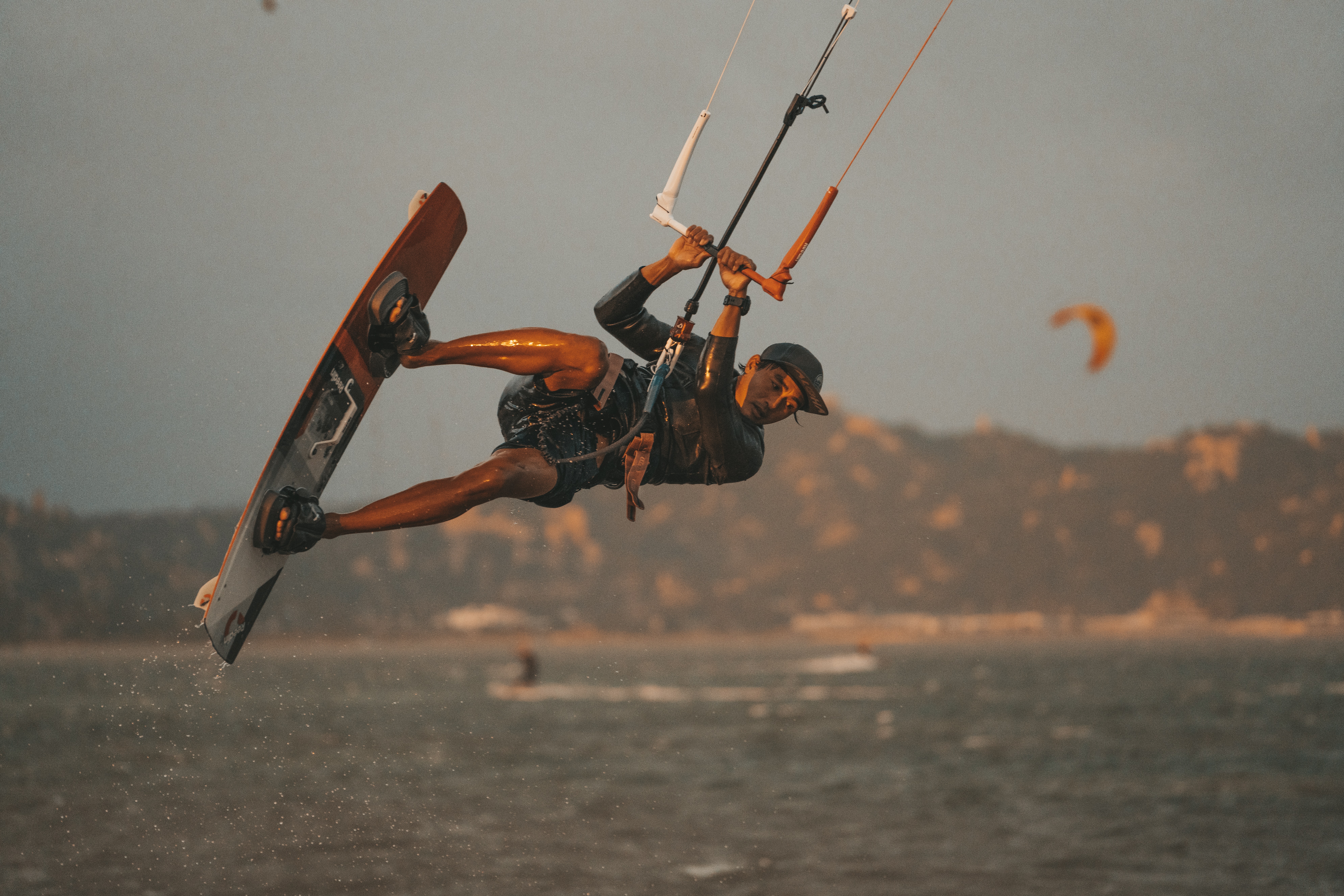 windsurfing in dakhla in winter