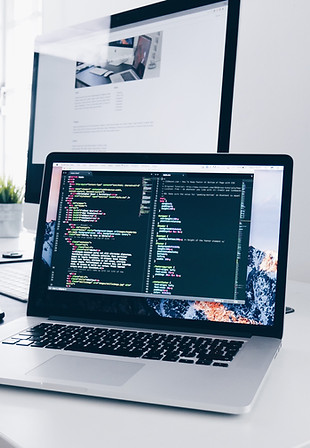 Photo of coding on a laptop showcasing website development. Image by Christopher Gower