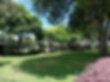 Freshly Cut Lawns at a School