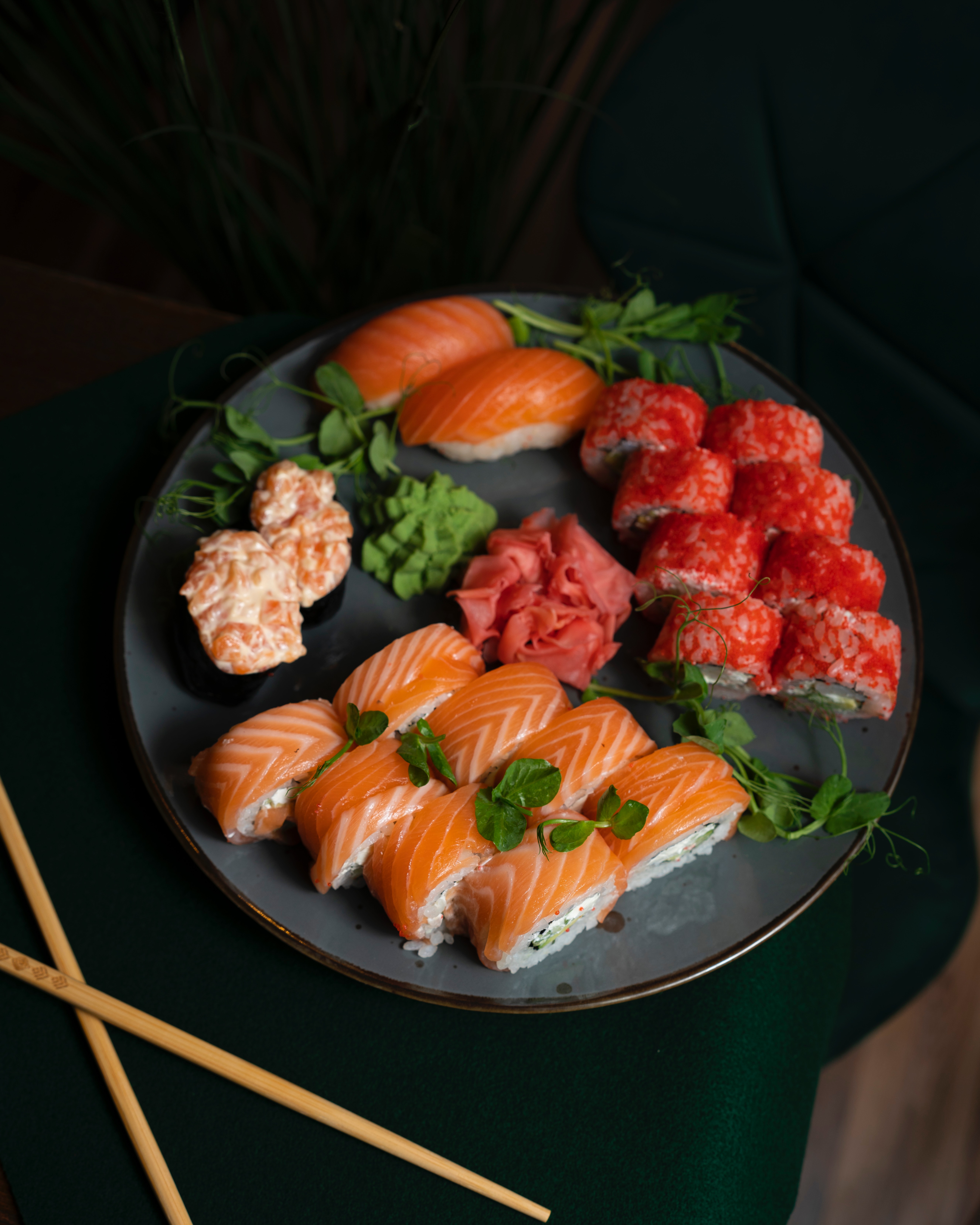 Arranged Food and Objects
