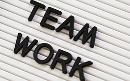 team work schrift