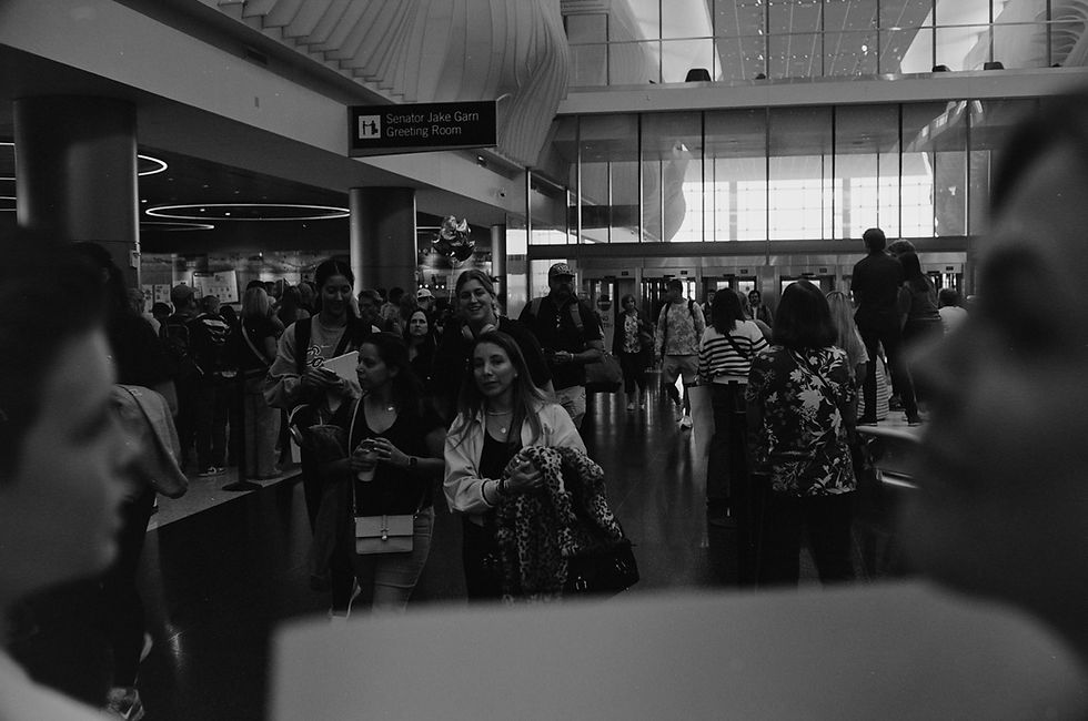 Flight delay screen at JFK Airport during U.S. government shutdown 2025