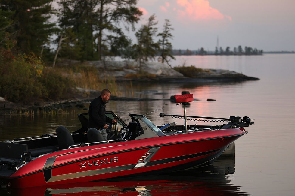 Bass Fishing Guide Boat