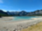 Beautiful lake drying up