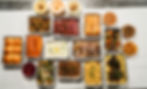 Overhead view of packaged party food in containers with varied dishes ready for hassle-free party food delivery.
