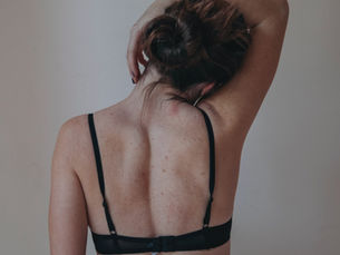 girl stretching her neck