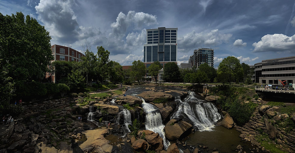 Greenville South Carolina Downtown waterfall falls park