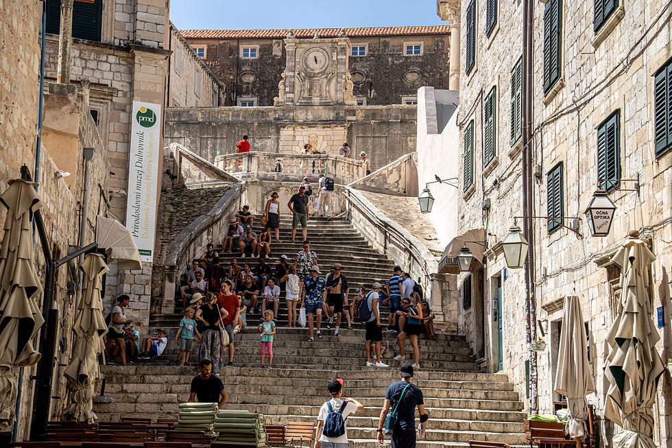 Solo city break in the streets of Dubrovnik
