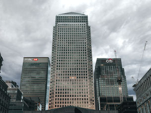 Image from the City of London and numerous bank buildings on the skyline