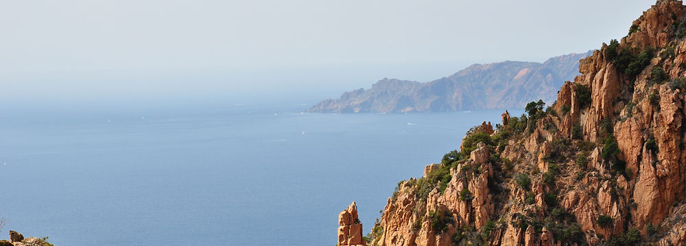 Calanques de Piana avec vue mer