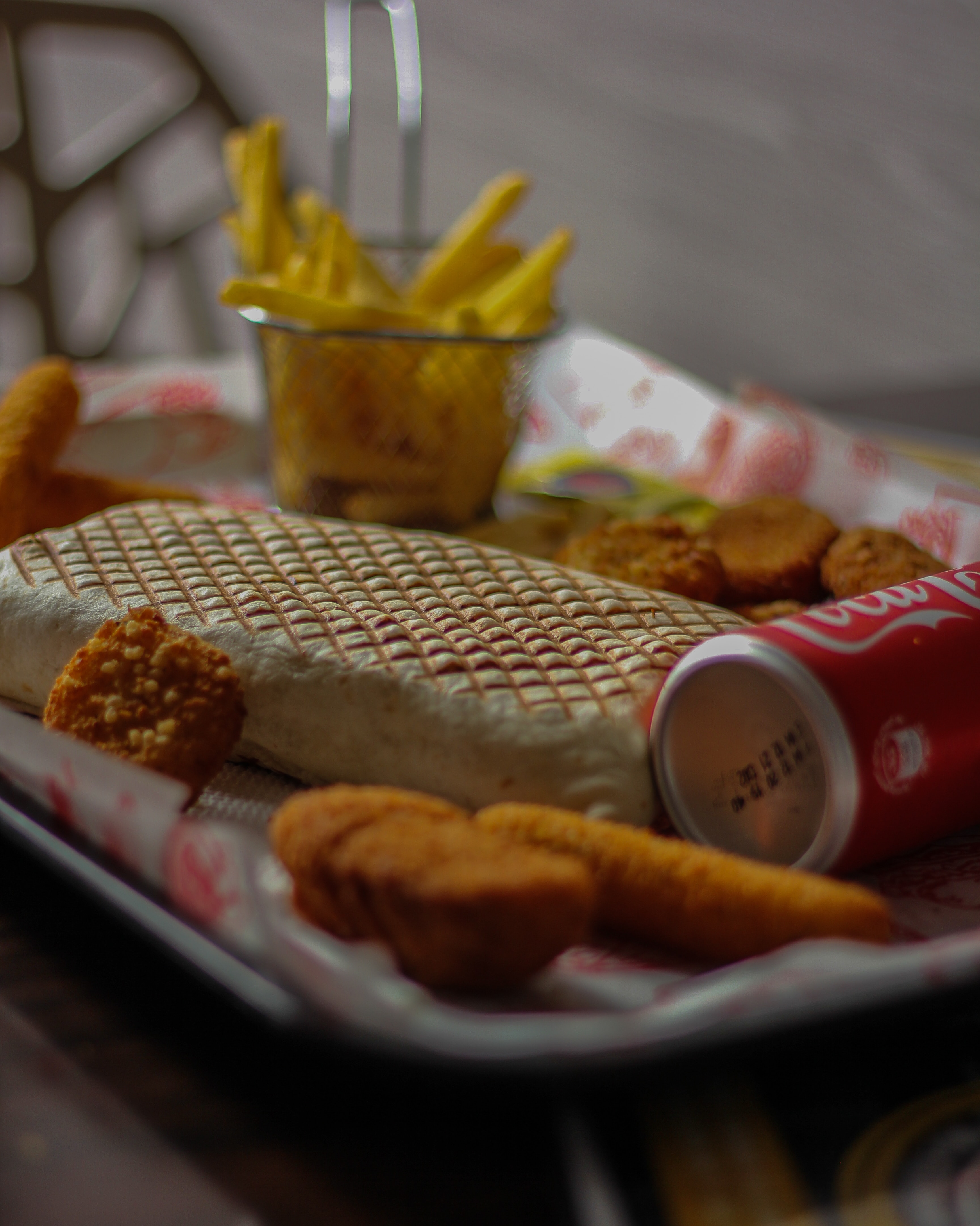 Arranged Food and Objects